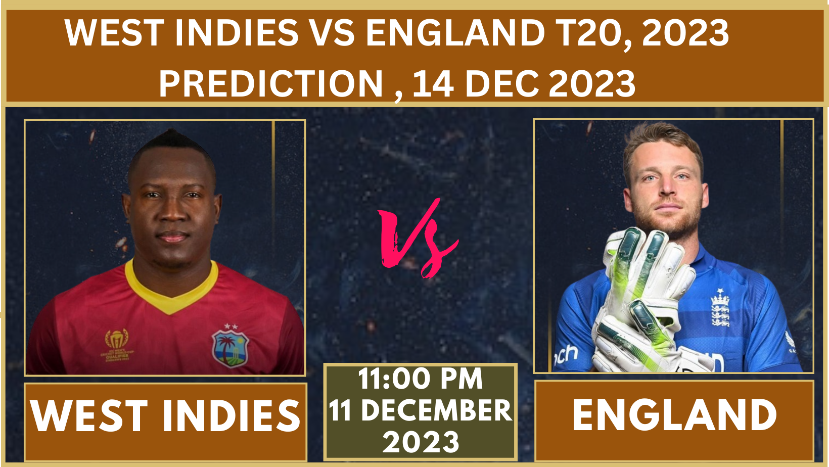 WEST INDIES VS ENGLAND T20
